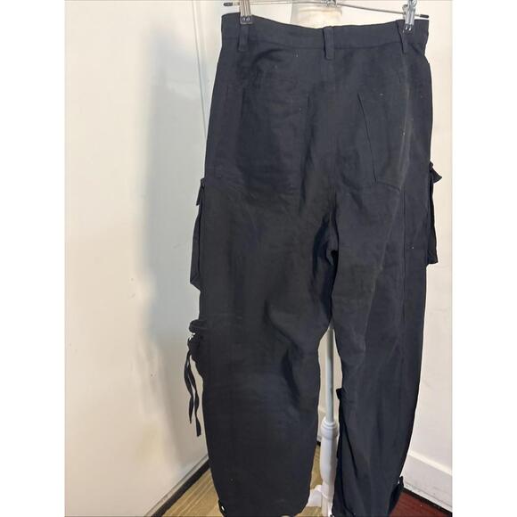 Steve Madden Duo cargo black Pant size S $119msrp - Picture 10 of 14